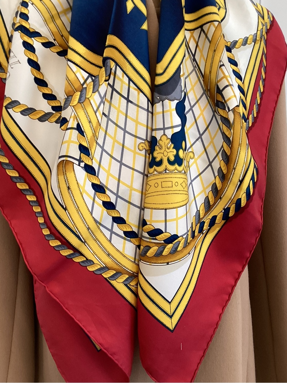 Hermes silk Grande Tenue  by Henri D’0rigny.